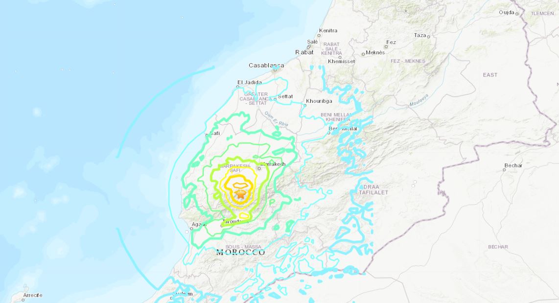 terremoto en Marruecos