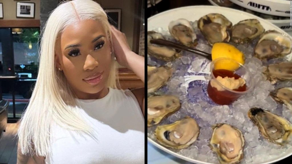 Ella se hizo viral por comer 48 ostras en la primera cita