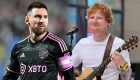 Lionel Messi acude en familia a concierto de Ed Sheeran