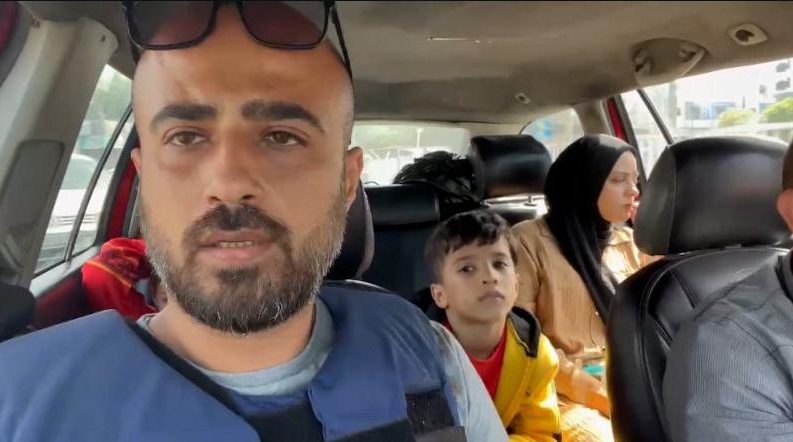 Productor de CNN intenta huir de Gaza con su familia