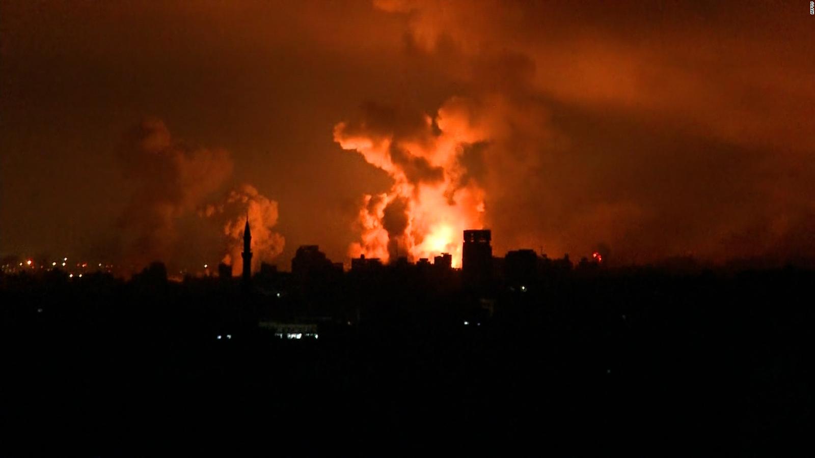 Reportan intensos ataques aéreos y de artillería sobre Gaza
