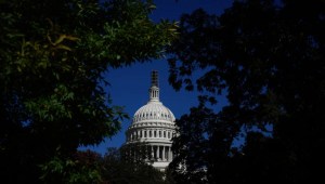 Vista del Capitolio de EE.UU. el 23 de octubre de 2023, en Washington,