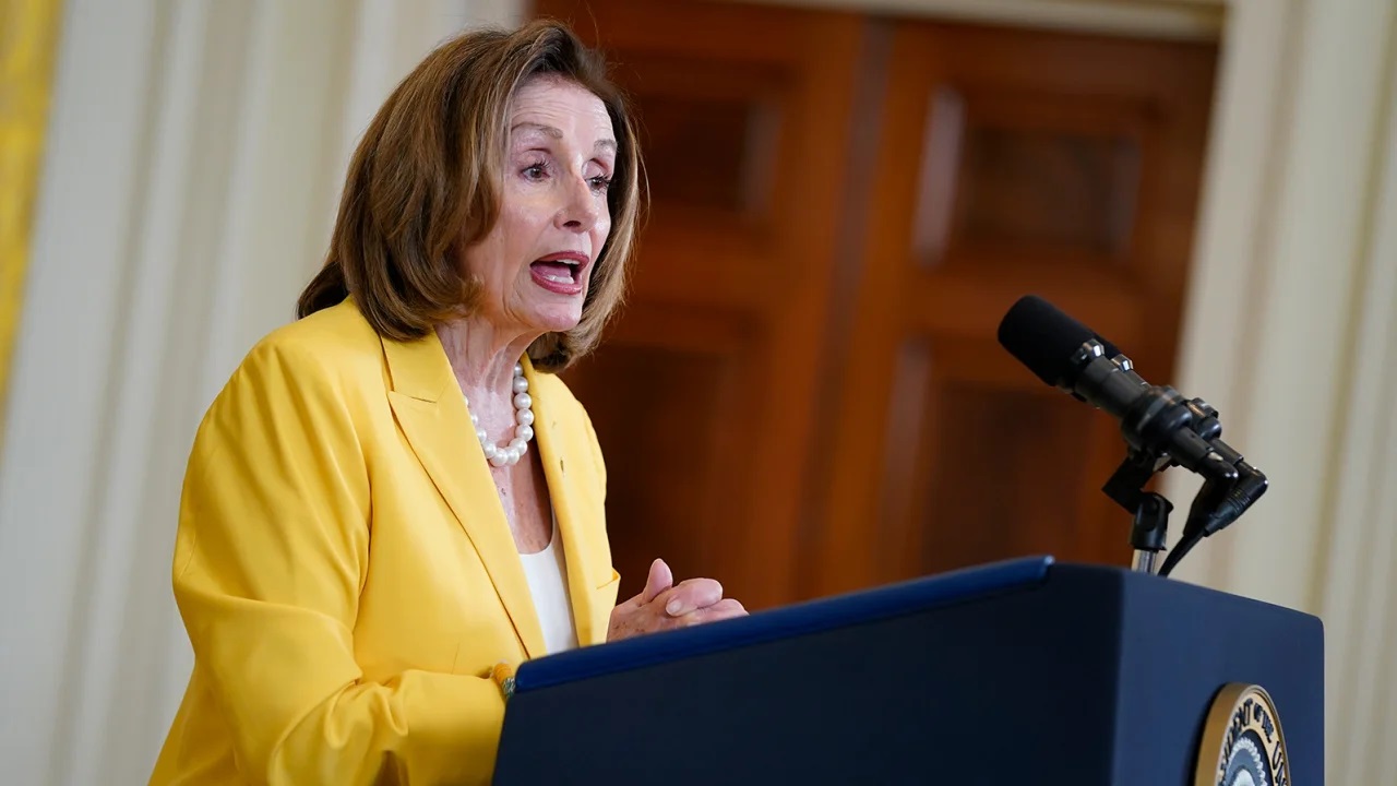 Pelosi says the acting speaker of the House of Representatives ordered her to vacate her office in the Capitol.