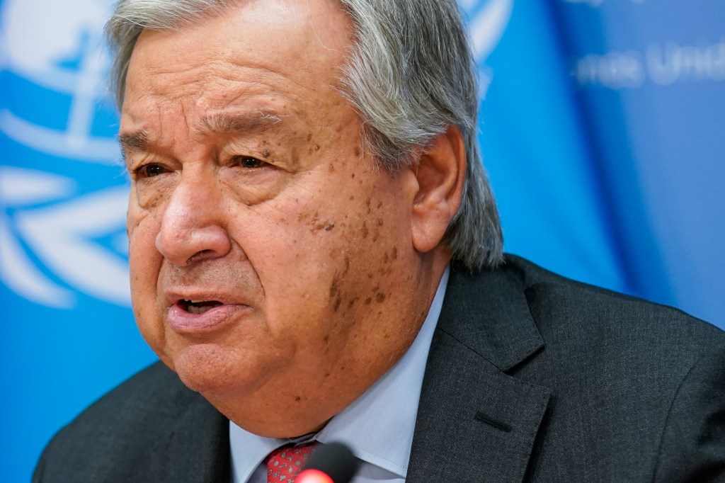 Antonio Guterres, secretario general de la ONU. (Eduardo Munoz Alvarez/VIEWpress/Getty Images)