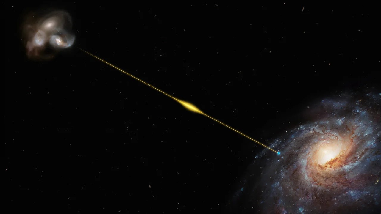 A mysterious radio signal 8 billion years old reaches Earth