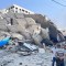 Secuelas de los ataques israelíes en Gaza el domingo. Ibrahim Dahman/CNN