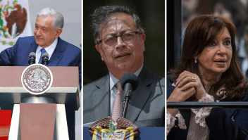 Andrés Manuel López Obrador, Gustavo Petro y Cristina Fernández de Kirchner.