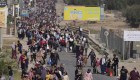 Miles de palestinos huyen de Gaza