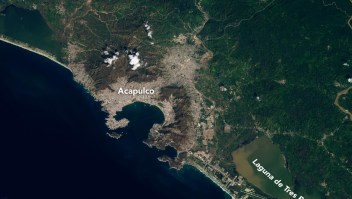 Mira el antes y después de Acapulco desde el espacio tras el ciclón Otis