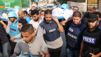 Al menos 57 periodistas muertos desde el comienzo de la guerra entre Israel y Hamas