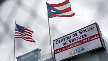 Un Centro de Salud en Vieques, Puerto Rico, (Xavier Garcia/Bloomberg via Getty Images)