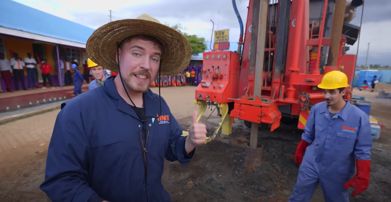 MrBeast invierte fortuna para construir de 100 pozos de agua en África:  ¿Cuánto habría gastado