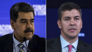 Nicolás Maduro y Santiago Peña.
