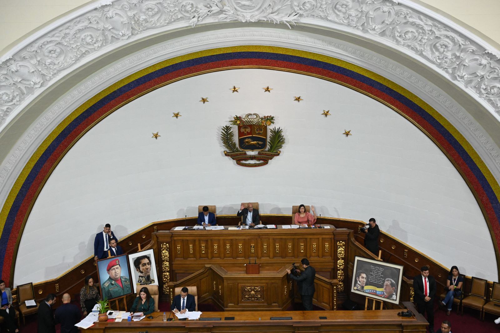 National Assembly of Venezuela.  Credit: Federico Parra/AFP via Getty Images.
