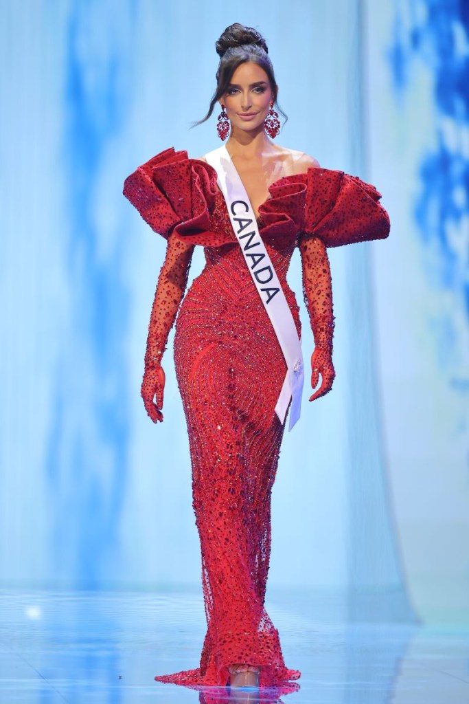 Miss Canadá, Madison Kvaltin. (Foto de Héctor Vivas/Getty Images)