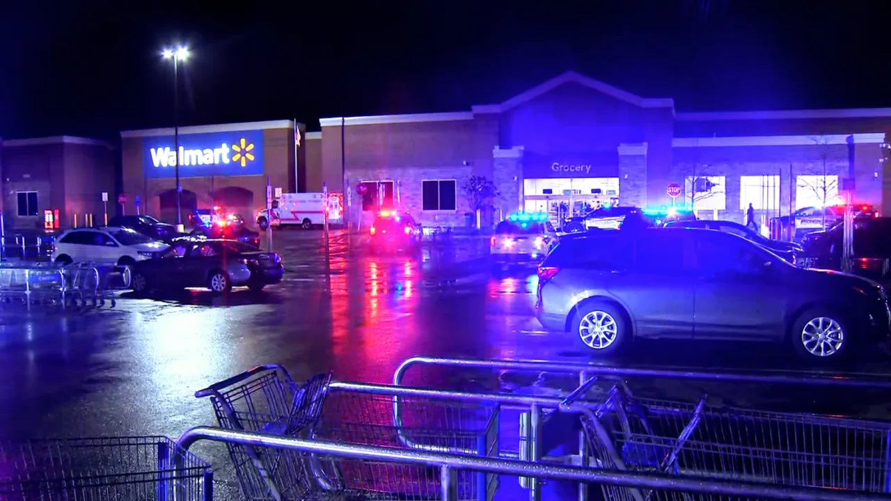 Police say four shots fired, suspect dead in Walmart shooting