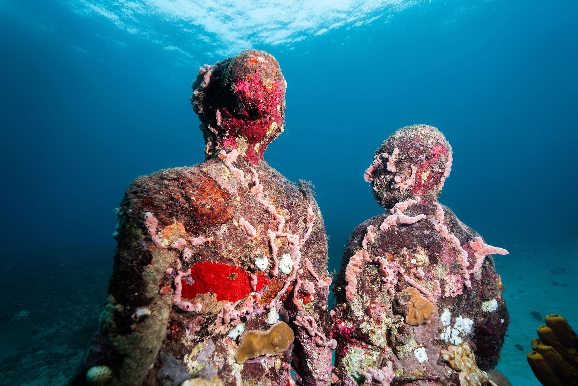 Caribbean underwater sculptures