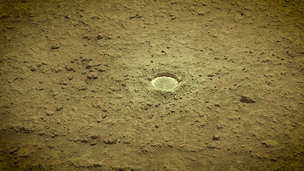La NASA recolecta la que sería la muestra de roca más joven de Marte