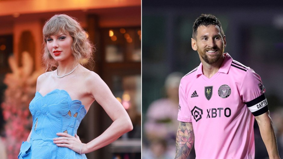 Taylor Swift y Lionel Messi.