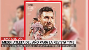 Lionel Messi, atleta del año para la revista Time