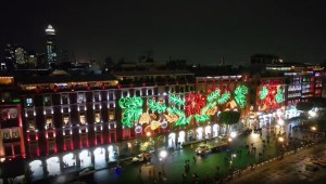 Ciudad de México se ilumina por la Navidad