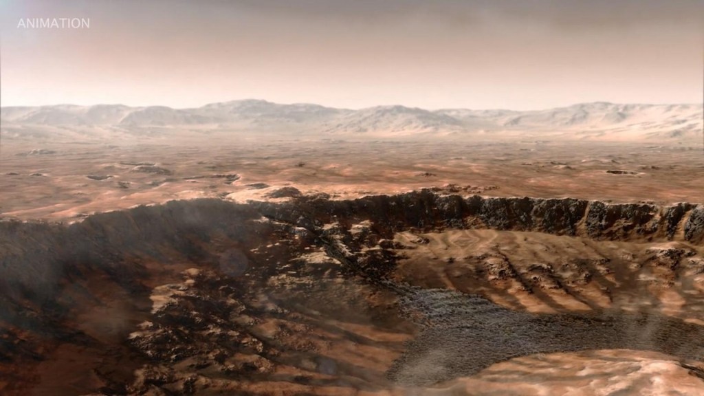 La NASA revela datos de un lago antiguo en Marte