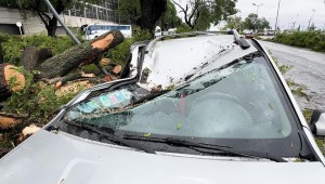 Los daños que ocasionó una tormenta en aeropuerto de Buenos Aires