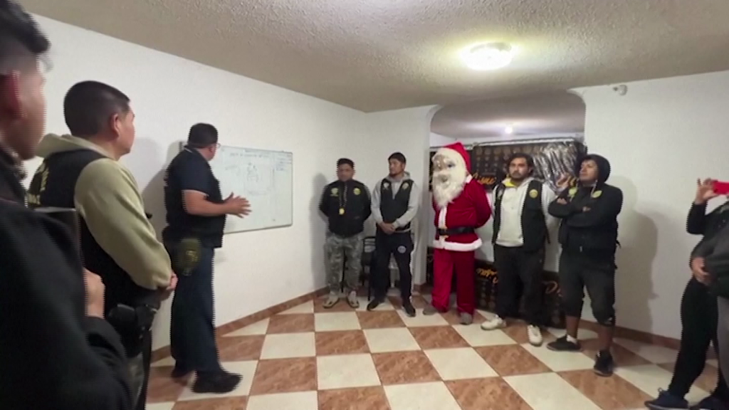 Santa Claus "atrapó" a una red de narcotraficantes en Perú