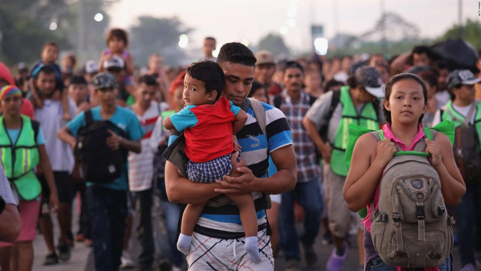 La caravana migrante se est empezando a dispersar Video