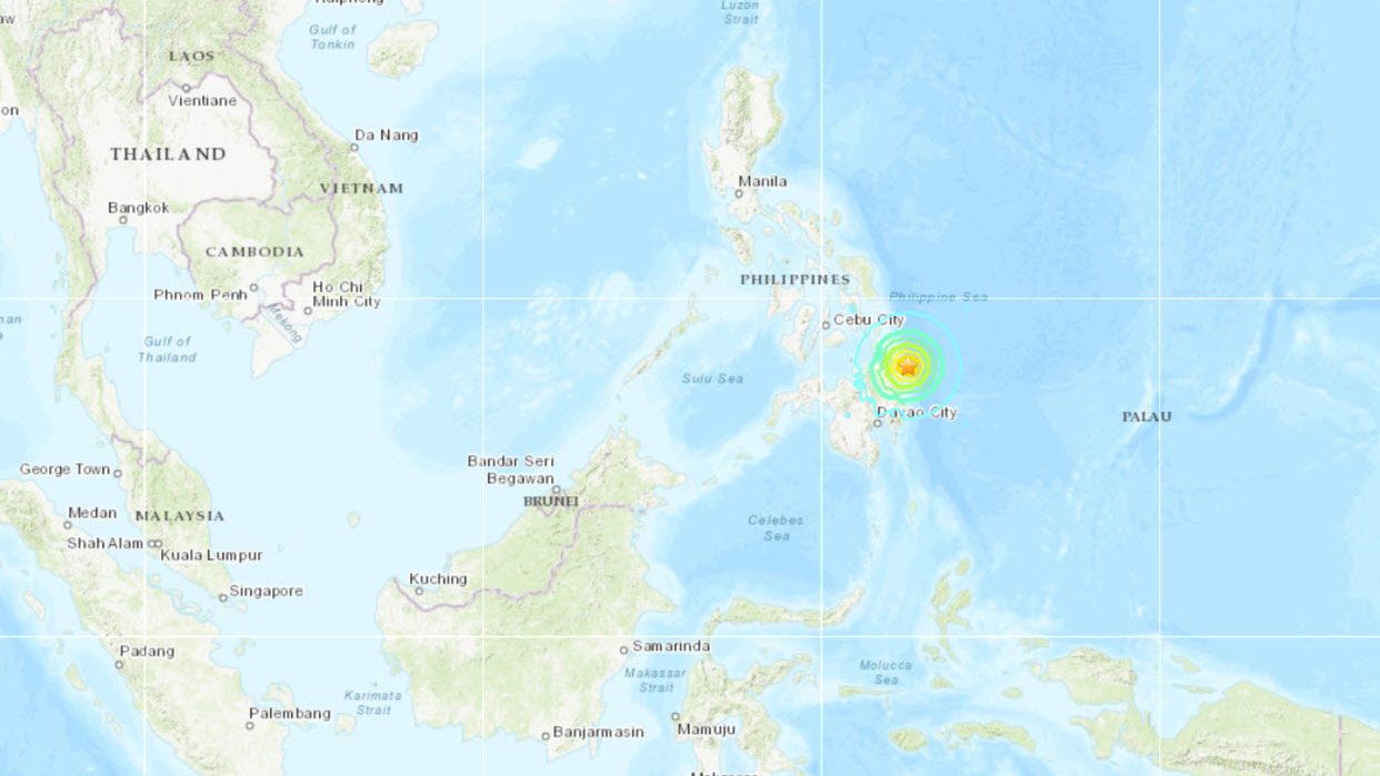 Sismo de magnitud 6,9 sacude Filipinas, según el Servicio Geológico
de Estados Unidos