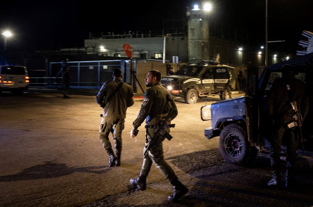Soldados israelíes en la Ribera Occidental (Crédito: FADEL SENNA/AFP via Getty Images)