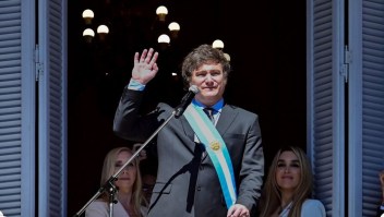 El presidente de Argentina, Javier Milei (Crédito: German Adrasti/Xinhua via Getty Images)