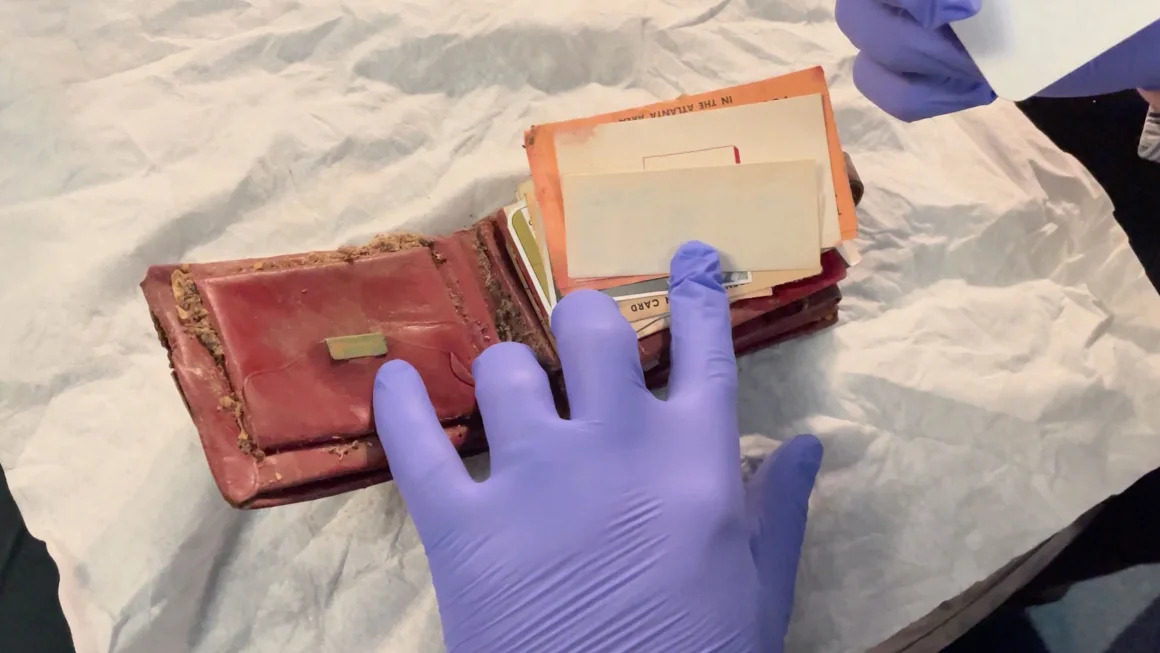 In the 1950s a mother lost her purse.  After 65 years, a family reunites with a lost history
