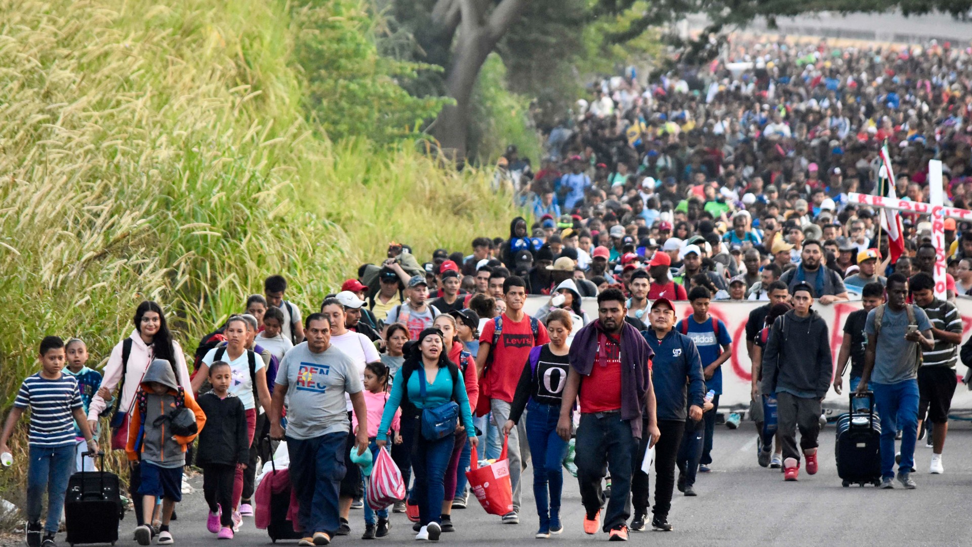 Caravana de migrantes de M xico hacia EE.UU. de d nde provienen