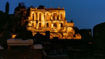 El palacio de Domus Tiberiana, de 2000 años de antigüedad, está situado sobre la colina del Palatino y domina el Foro Romano. (Antonio Minerva/Ministero della Cultura)