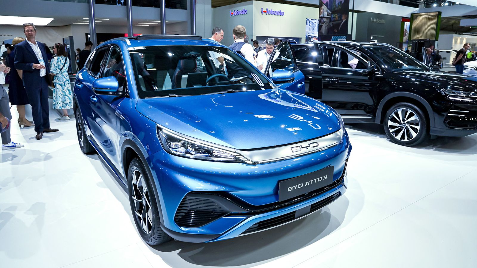 BYD's ATTO 3 is unveiled in Munich, Germany, September 4, 2023 (Leonhard Simon/Reuters)