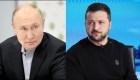 Los discursos de año nuevo de Zelensky y Putin