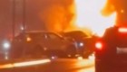 Dos muertos en embestida de un SUV en llamas en Nueva York