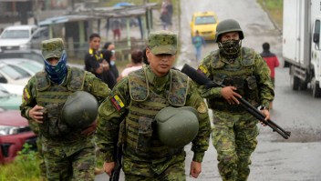 Las Fuerzas Armadas de Ecuador se pronuncian por la ola de violencia