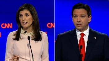 DeSantis y Haley hablan de sus propuestas migratorias en debate de CNN