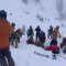 Así fue el dramático rescate de un esquiador atrapado en avalancha