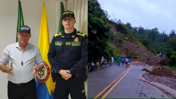 Derrumbe deja desparecidos y muertos en Colombia, autoridades buscan sobrevivientes
