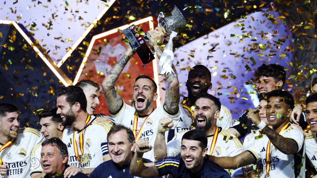 Gran exhibición de Vinicius Jr. y el Real Madrid es campeón de la Supercopa