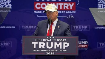 Trump pide el voto antes de las asambleas partidarias de Iowa