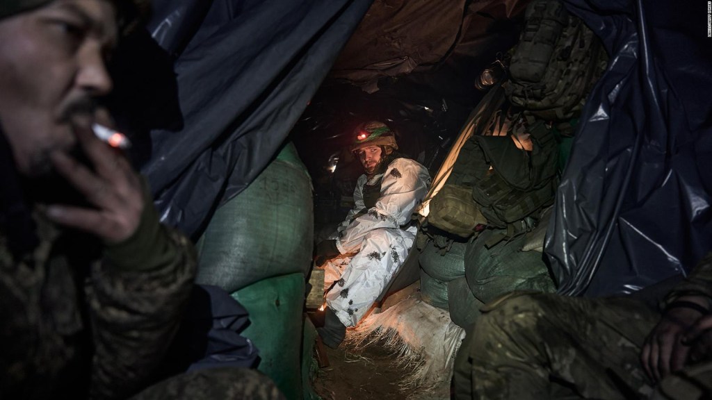 Soldados de Ucrania soportan frío y asedio ruso