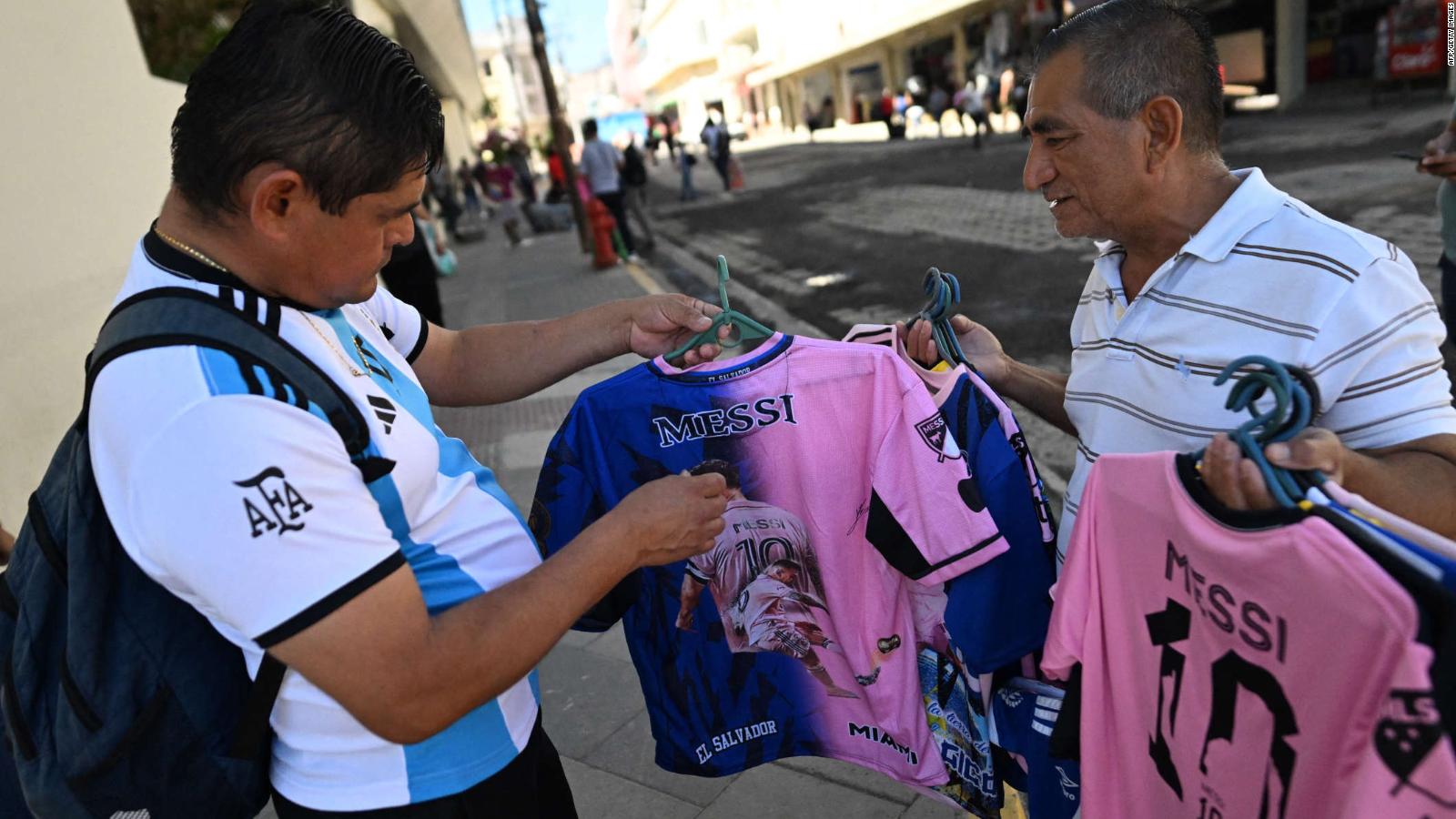 Conoce la camiseta de Messi dedicada al amistoso El Salvador vs Inter Miami  - Noticias de El Salvador