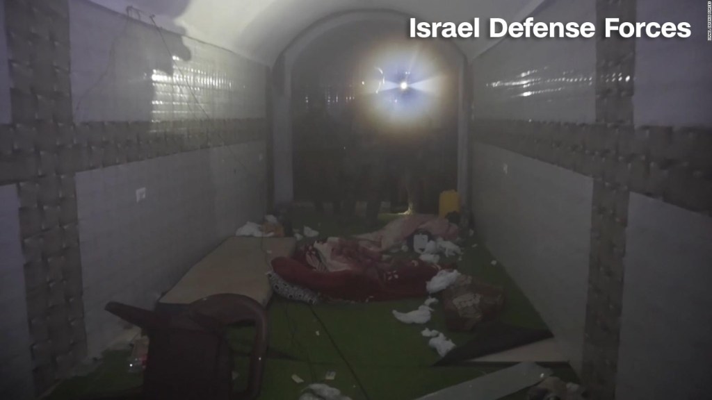 Las FDI difunden imágenes de supuestos túneles de Hamas