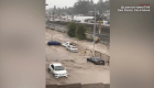 Imágenes muestran autos y casas bajo el agua tras inundaciones en San Diego