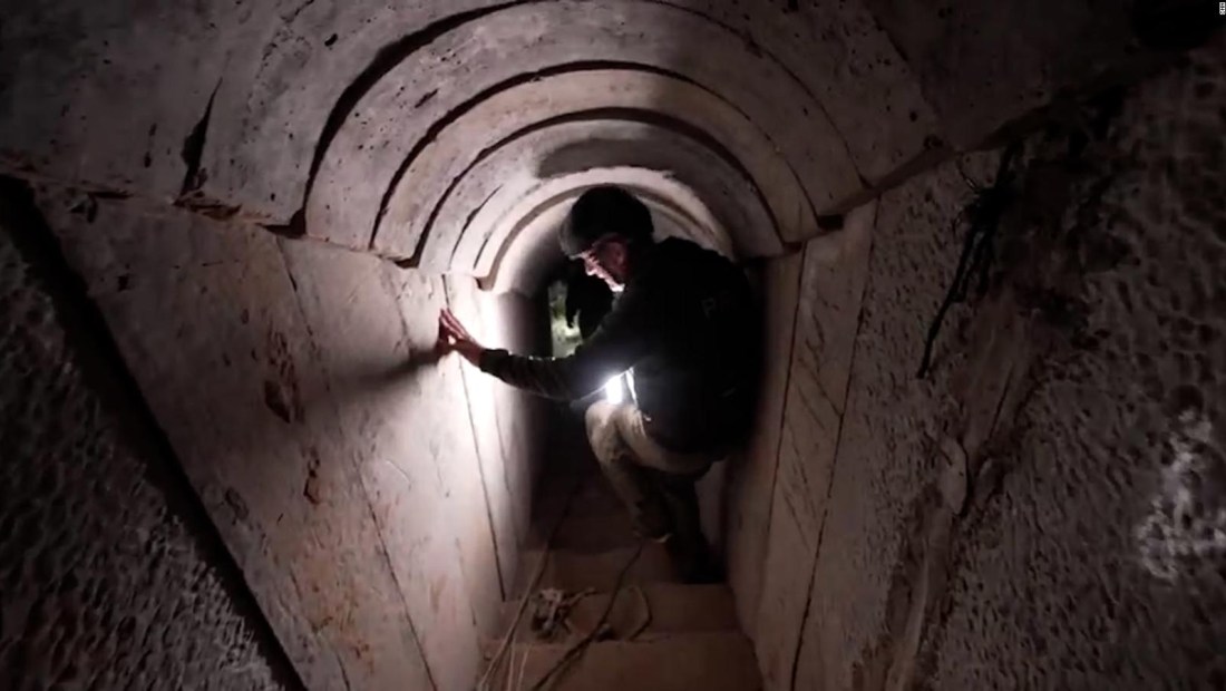 Así son los túneles bajo Khan Younis, en Gaza
