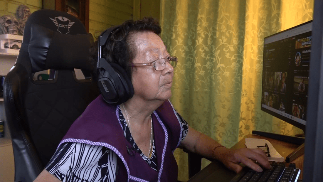 Conoce a "Mami Nena" la abuelita de 81 años "guerrera y gamer" del "Free Fire"